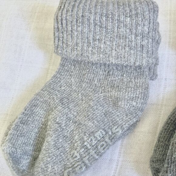 Carter's Neutral Baby Socks & Hat Bundle - Picture 2 of 5